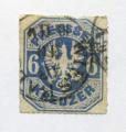 Poštová známka Prusko 1867 Pruská orlice Mi# 25 Kat 55€