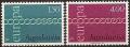Poštové známky Juhoslávia 1971 Európa CEPT Mi# 1416-17