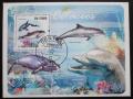 Poštová známka Svätý Tomáš 2009 Ve¾ryby a delfíny Mi# Block 733