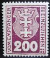 Poštová známka Danzig 1922 Štátny znak, doplatná Mi# 8 Kat 4.50€