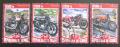 Poštové známky Guinea 2017 Motocykle Mi# 12486-89 Kat 20€