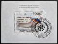 Poštová známka Komory 2009 Vták a minaret mešity Mi# Block 577 Kat 15€