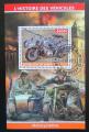 Poštová známka Džibutsko 2015 Historické motocykly Mi# N/N
