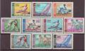 Poštové známky Adžmán 1965 LOH Tokio Mi# 31-40 Kat 9€