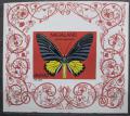 Poštová známka Nágáland, India 1969 Motýl neperf. Mi# N/N