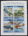 Poštové známky Guinea 2019 Bojová technika 2. svìtové války Mi# N/N
