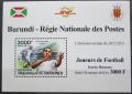 Poštová známka Burundi 2011 Karim Benzema, futbal Mi# 2141 Block 