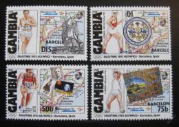 Poštové známky Gambia 1992 LOH Barcelona Mi# 1320-22,1326