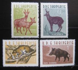 Poštové známky Albánsko 1962 Zvieratá Mi# 699-702 Kat 25€