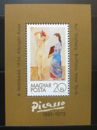 Poštová známka Maïarsko 1981 Umenie, Picasso Mi# Block 154