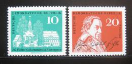 Poštové známky DDR 1962 Johann Gottlieb Fichte Mi# 889-90