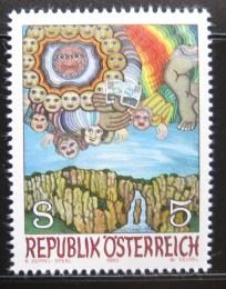 Poštová známka Rakúsko 1990 Moderné umenie Mi# 2001