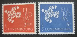 Luxembursko 1961 Európa CEPT Mi# 647-48