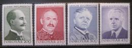 Poštové známky Faerské ostrovy 1984 Spisovatelé Mi# 99-102