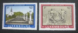 Poštové známky Luxembursko 1986 Pamätihodnosti Mi# 1160-61