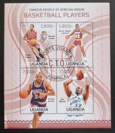 Poštové známky Uganda 2013 Basketbaloví hráèi Mi# 3085-88 Kat 22€