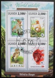 Poštové známky Uganda 2013 Fauna WWF na známkách Mi# 3143-46 Kat 12€