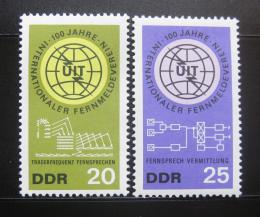 DDR 1965 Století ITU Mi# 1113-14
