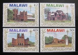 Malawi 1989 Kostely, vánoce Mi# 541-44