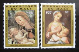 Poštové známky Mali 1981 Umenie, vianoce Mi# 887-88