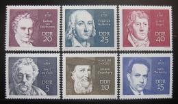 Poštové známky DDR 1970 Osobnosti Mi# 1534-39