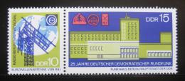 Poštová známka DDR 1970 Nìmecké rádio Mi# 1573-74