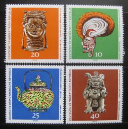 Poštové známky DDR 1971 Etnologické múzeum Mi# 1632-35