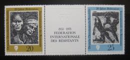 Poštovní známky DDR 1971 Bojovníci odporu Mi# 1680-81