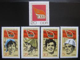 Potov znmky DDR 1971 Kongres socialistick strany Mi# 1675-79