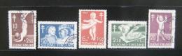 Poštové známky Fínsko 1947 Vývoj dítìte Mi# 341-45