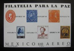 Potov znmka Mexiko 1974 Vstava EXFILMEX Mi# Block 21