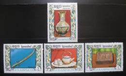 Poštové známky Kambodža 1987 Výrobky ze støíbra Mi# 863-66