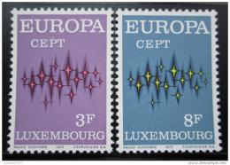 Poštové známky Luxembursko 1972 Európa CEPT Mi# 846-47