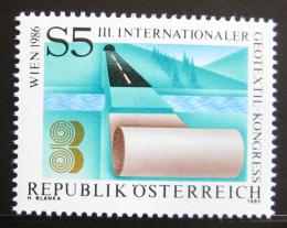 Poštová známka Rakúsko 1986 Kongres geotextílií Mi# 1844