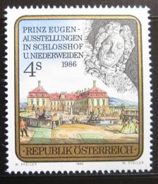 Poštová známka Rakúsko 1986 Výstava prince Evžena Mi# 1845