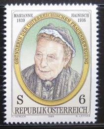 Poštová známka Rakúsko 1989 Marianne Hainisch Mi# 1946