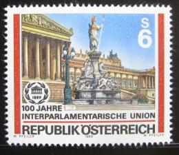 Poštová známka Rakúsko 1989 Budova parlamentu ve Vídni Mi# 1964
