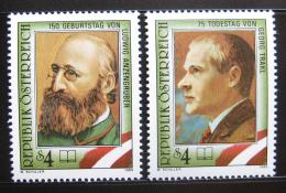 Poštové známky Rakúsko 1989 Básníci Mi# 1974-75