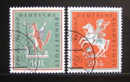 Poštové známky Nemecko 1958 Folklór Mi# 286-87