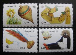 Poštové známky Brazílie 1979 Medzinárodný rok dìtí Mi# 1742-45