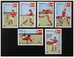 Poštové známky Laos 1981 MS ve futbale Mi# 505-10