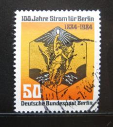 Poštová známka Západný Berlín 1984 Elektøina, 100. výroèie Mi# 720