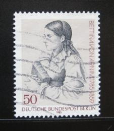 Poštová známka Západný Berlín 1985 Bettina von Arnim, spisovatelka Mi# 730