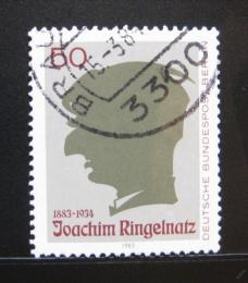 Poštová známka Západný Berlín 1983 Joachim Ringelnatz, spisovatel Mi# 701