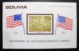 Poštová známka Bolívia 1976 Americká revolúcia Mi# Block 66