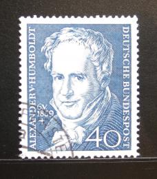 Poštová známka Nemecko 1959 Alexander von Humboldt Mi# 309