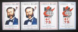 Poštové známky Libéria 1994 Èervený kríž Mi# 1610-13