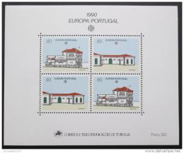 Poštové známky Portugalsko 1990 Európa CEPT, architektura Mi# Block 71 Kat 15€