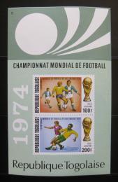 Poštová známka Togo 1974 MS ve futbale Mi# Block 81