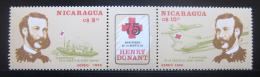 Poštová známka Nikaragua 1985 Èervený kríž, Henri Dunant Mi# 2612-13